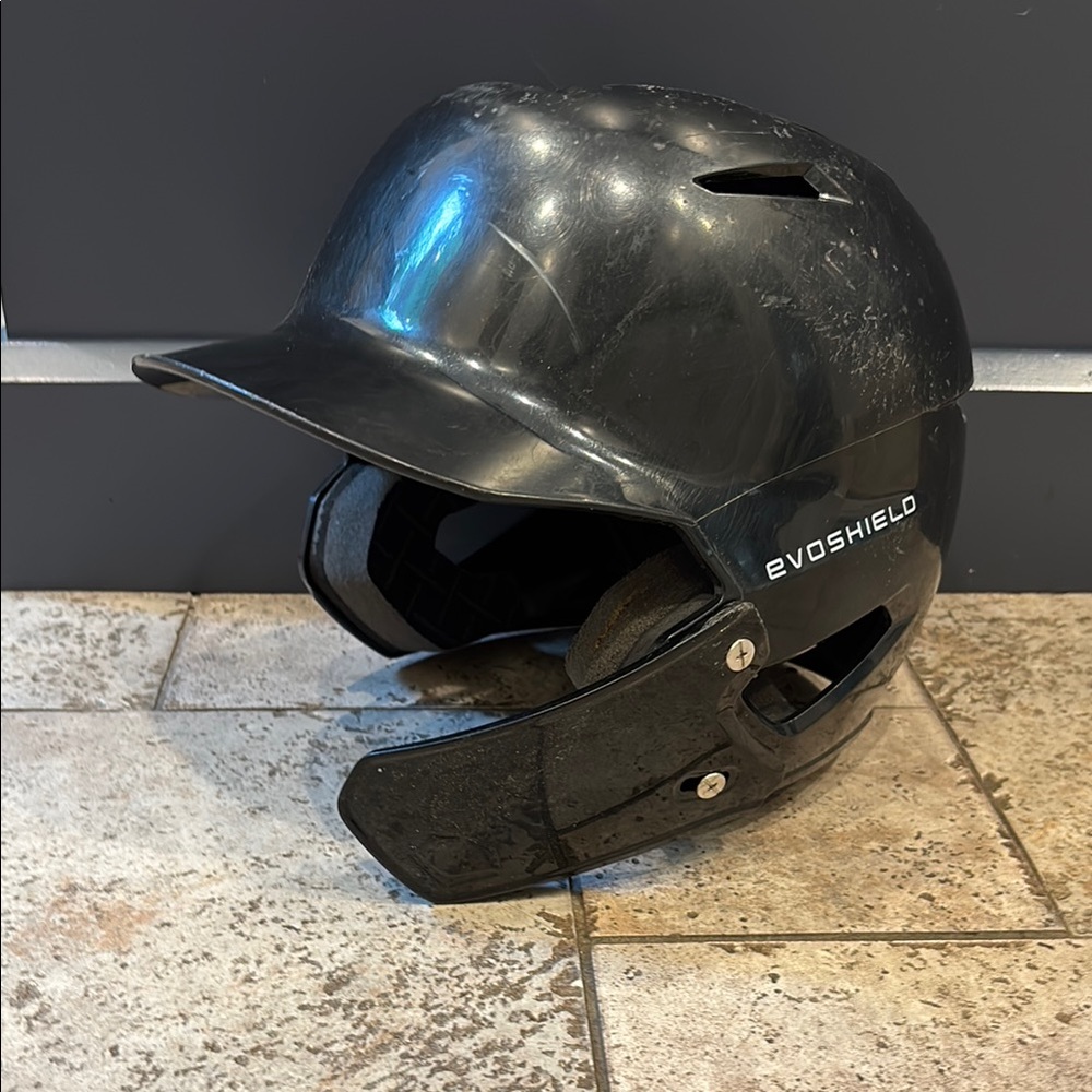 EvoShield Black Baseball Helmet